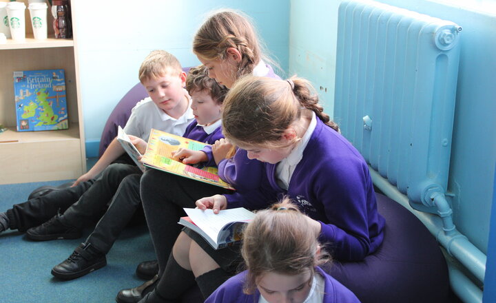 Image of Year 5 Students Take Charge as Library Monitors, Promoting a Love for Reading